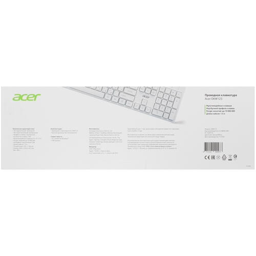 Купить Клавиатура  проводная Acer OKW123  5097269. Характеристики, отзывы и цены в Донецке