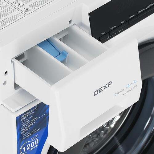 Купить Стиральная машина DEXP WM-F712MLHE/WBSI белый  5427414. Характеристики, отзывы и цены в Донецке