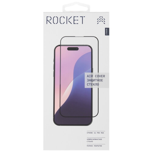 Купить Защитное стекло Rocket для экрана Apple iPhone 16 Pro Max  5474339. Характеристики, отзывы и цены в Донецке