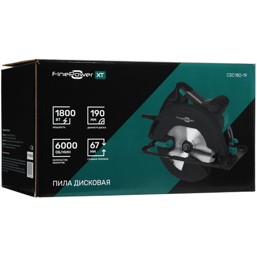 Купить Пила дисковая FinePower XT CSC180-19  9160927. Характеристики, отзывы и цены в Донецке