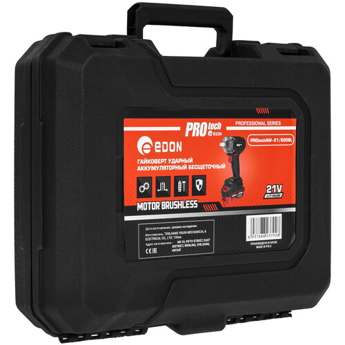 Купить Гайковерт Edon PROtech AW-21/600BL  9296515. Характеристики, отзывы и цены в Донецке