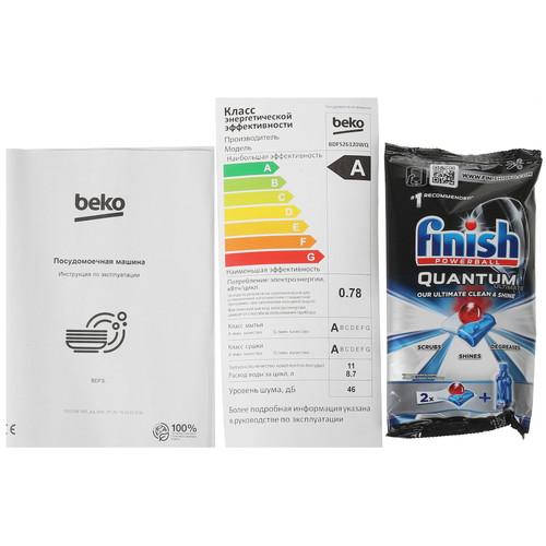 Купить Посудомоечная машина Beko BDFS26120WQ белый  5360280. Характеристики, отзывы и цены в Донецке