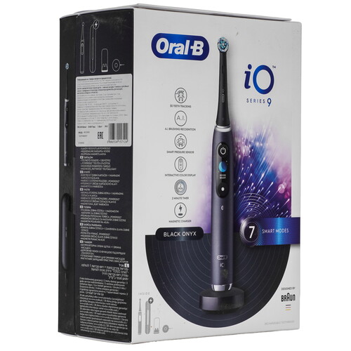 Купить Электрическая зубная щетка Braun Oral-B iO Series 9/iOM9 черный  9282688. Характеристики, отзывы и цены в Донецке