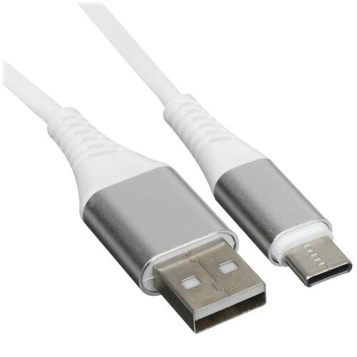 Купить Кабель круглый DEXP USB Type-C - USB 2.0 Type-A белый 1 м  1285496. Характеристики, отзывы и цены в Донецке