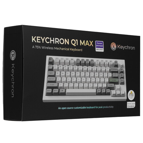 Купить Клавиатура  проводная + беспроводная Keychron Q1 Max  9310647. Характеристики, отзывы и цены в Донецке