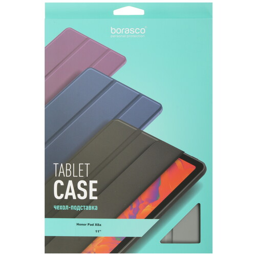 Купить Чехол-книжка BoraSCO для HONOR Pad X8a серый  5601846. Характеристики, отзывы и цены в Донецке