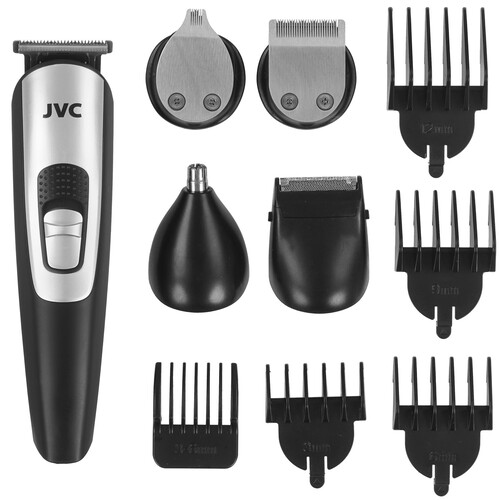 Купить Машинка для стрижки JVC JHC58RS черный/серебристый  9058862. Характеристики, отзывы и цены в Донецке