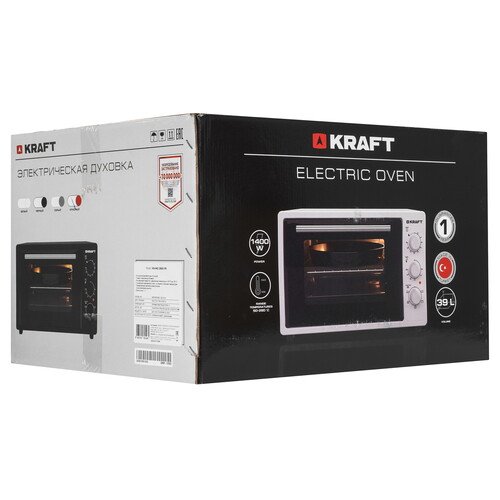 Купить Мини-печь Kraft KN-MO 3900 FR красный  9265943. Характеристики, отзывы и цены в Донецке
