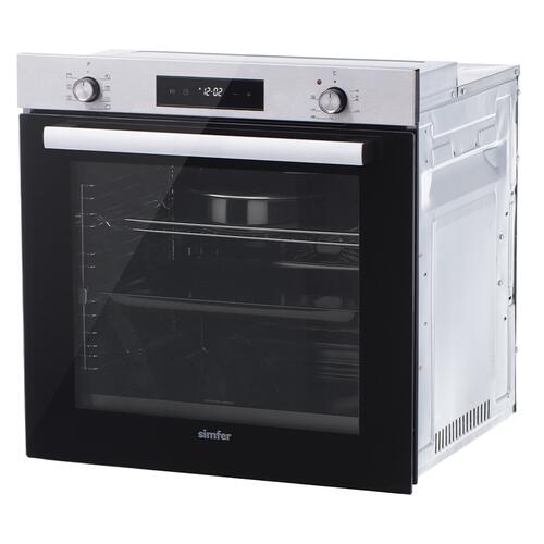 Купить Электрический духовой шкаф Simfer B6EM68122 серебристый  9942770. Характеристики, отзывы и цены в Донецке