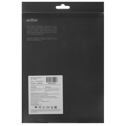Купить Чехол-книжка Aceline Streak для Tecno Megapad 11 черный  5620561. Характеристики, отзывы и цены в Донецке