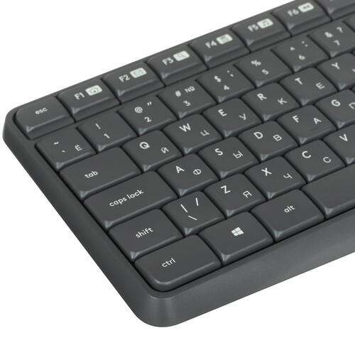 Купить Клавиатура+мышь беспроводная   Logitech MK235 серый  5464668. Характеристики, отзывы и цены в Донецке