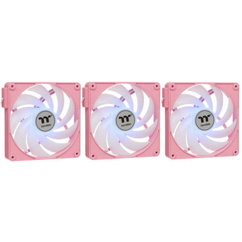 Купить Комплект вентиляторов Thermaltake CT140 EX ARGB Sync Pink [CL-F221-PL14PK-A] розовый  5608994. Характеристики, отзывы и цены в Донецке