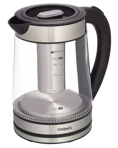 Купить Электрочайник Timberk T-EK27G01 черный  9091196. Характеристики, отзывы и цены в Донецке