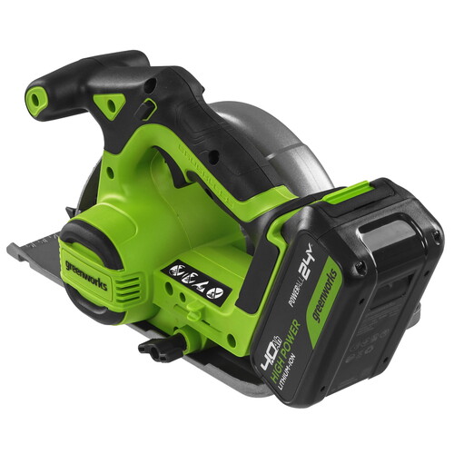 Купить Пила дисковая GreenWorks GD24CS165  9305486. Характеристики, отзывы и цены в Донецке