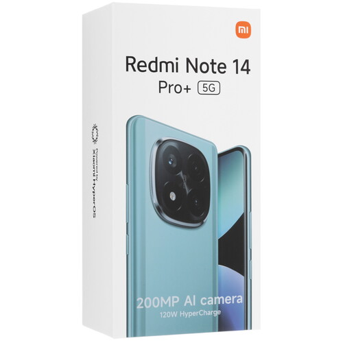 Купить 6.67" Смартфон Xiaomi Redmi Note 14 Pro+ 5G 256 ГБ голубой  5608205. Характеристики, отзывы и цены в Донецке