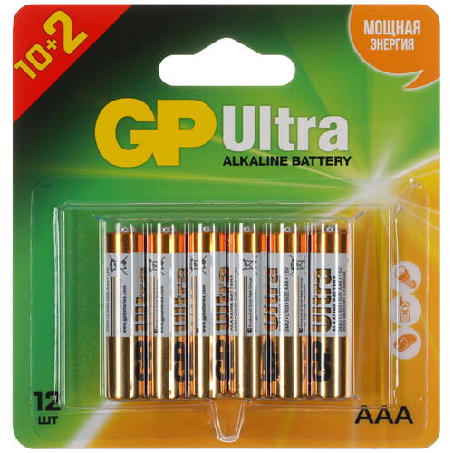 Купить Батарейка GP Ultra AAA / AAA (LR03/FR03)  5416677. Характеристики, отзывы и цены в Донецке