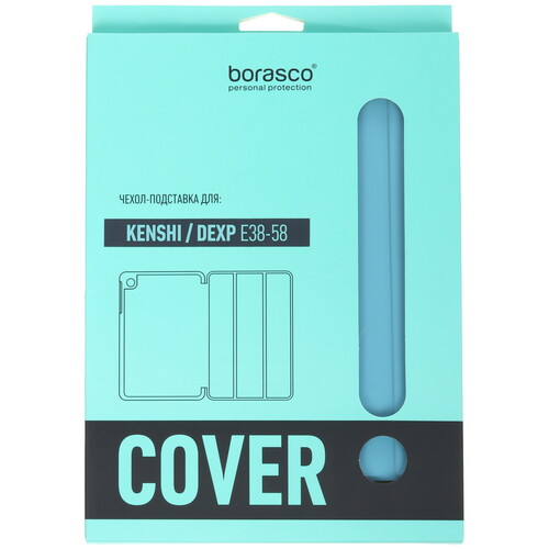 Купить Чехол-книжка BoraSCO для KENSHI E38/ Pad Lite E48 голубой  5611769. Характеристики, отзывы и цены в Донецке