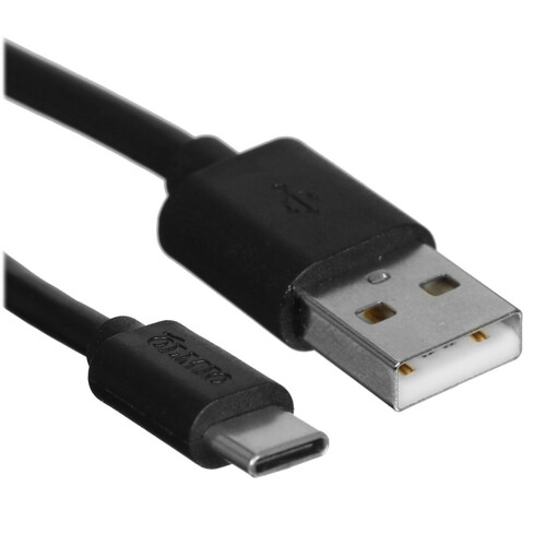 Купить Кабель круглый Olmio USB Type-C - USB 2.0 Type-A черный 1 м  5466503. Характеристики, отзывы и цены в Донецке