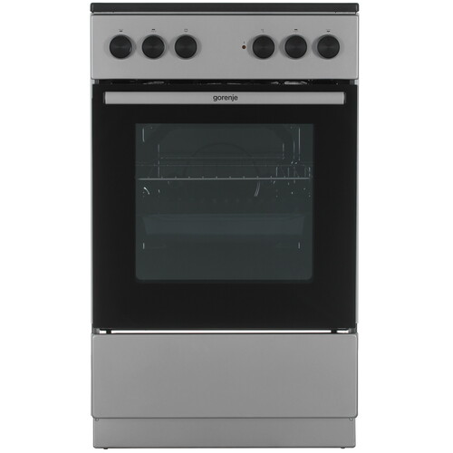 Купить Электрическая плита Gorenje GEC5A20SG серебристый  9291479. Характеристики, отзывы и цены в Донецке