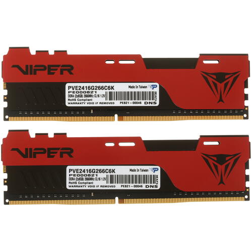 Купить Оперативная память Patriot Viper Elite II [PVE2416G266C6K] 16 ГБ  4845245. Характеристики, отзывы и цены в Донецке