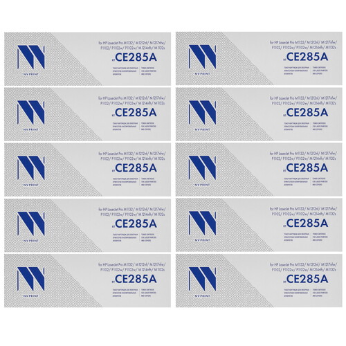 Купить Картридж лазерный NV Print NV-CE285A-SET10 черный  5644102. Характеристики, отзывы и цены в Донецке