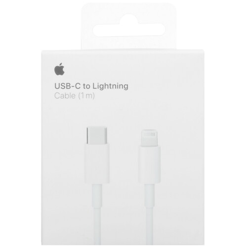 Купить Кабель круглый Apple Lightning 8-pin MFI - Thunderbolt 3 (USB Type-C) белый 1 м  5463676. Характеристики, отзывы и цены в Донецке