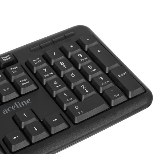 Купить Клавиатура проводная Aceline K-503BU  1359880. Характеристики, отзывы и цены в Донецке
