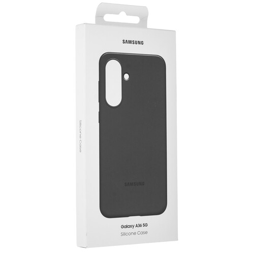 Купить Накладка  Samsung Silicone Case для Samsung Galaxy A36 черный  5620030. Характеристики, отзывы и цены в Донецке