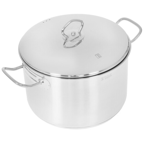 Купить Кастрюля Taller TR-17310 6.5 л 24 см серебристый  5444009. Характеристики, отзывы и цены в Донецке