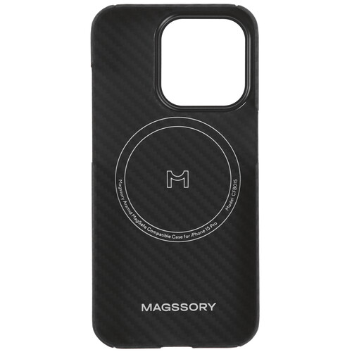 Купить Накладка  Magssory Aramid Case для Apple iPhone 15 Pro черный  9176148. Характеристики, отзывы и цены в Донецке