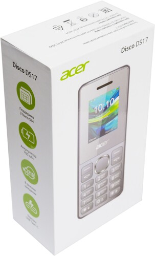 Купить Сотовый телефон Acer Disco DS17 серый  5457729. Характеристики, отзывы и цены в Донецке