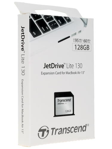Купить Карта памяти Transcend JetDrive Lite 130 MacBook Air Expansion Card 128 ГБ [TS128GJDL130]  1076803. Характеристики, отзывы и цены в Донецке