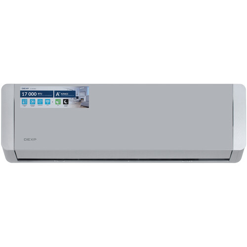 Купить Кондиционер настенный сплит-система DEXP AC-DP18INV серый  9190074. Характеристики, отзывы и цены в Донецке
