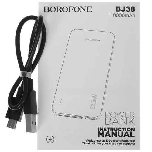 Купить Портативный аккумулятор Borofone BJ38 черный  5475231. Характеристики, отзывы и цены в Донецке