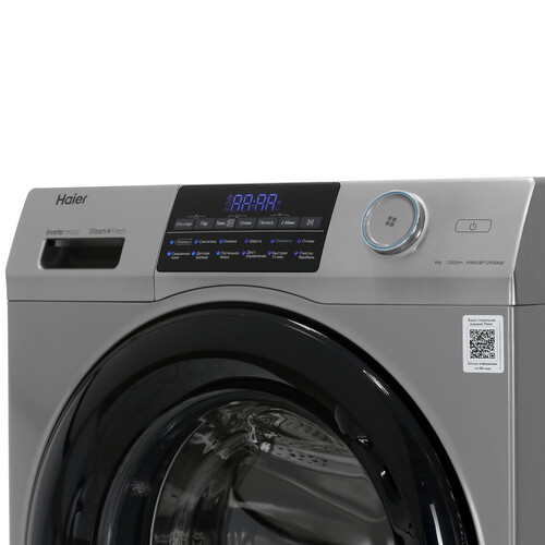 Купить Стиральная машина Haier HW60-BP12959ASE серебристый  9189737. Характеристики, отзывы и цены в Донецке