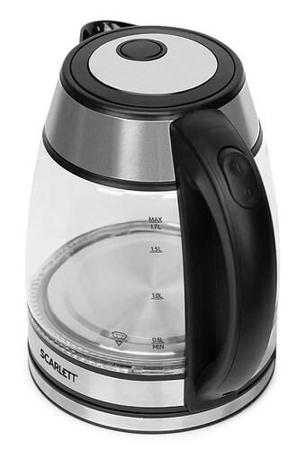 Купить Электрочайник Scarlett SC-EK27G54 серебристый  9282511. Характеристики, отзывы и цены в Донецке