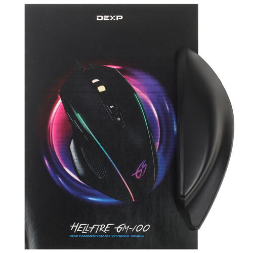 Купить Мышь проводная DEXP Hellfire GM-100  черный  5031465. Характеристики, отзывы и цены в Донецке