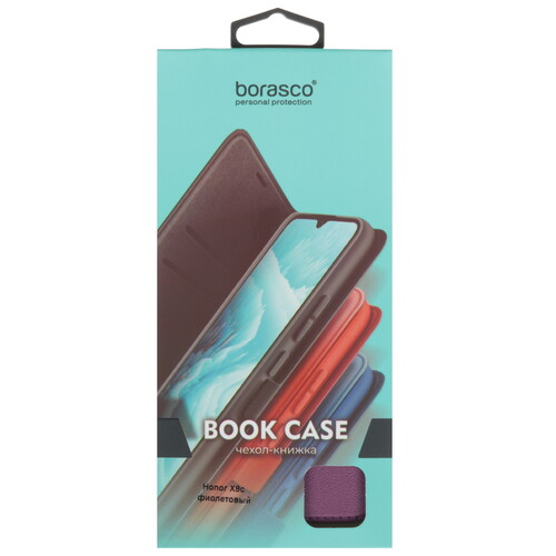 Купить Чехол-книжка  BoraSCO Book Case для HONOR X8c фиолетовый  5617039. Характеристики, отзывы и цены в Донецке