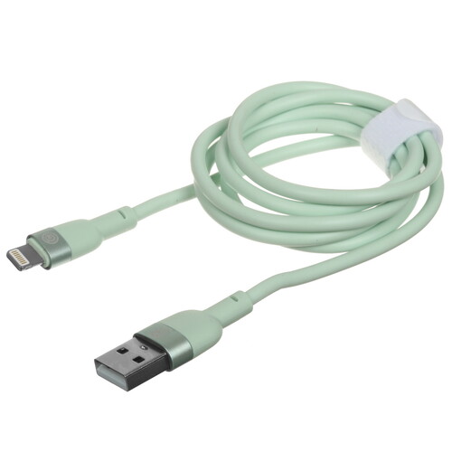 Купить Кабель круглый ВСЕГАЗИН Lightning 8-pin - USB 2.0 Type-A зеленый 1 м  5482478. Характеристики, отзывы и цены в Донецке