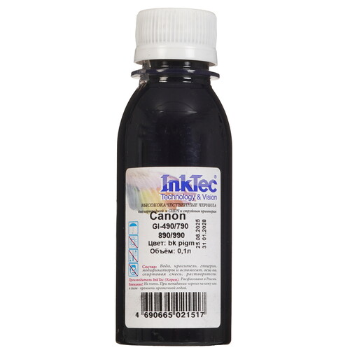 Купить Чернила пигментные InkTec C0090 черный  5602077. Характеристики, отзывы и цены в Донецке