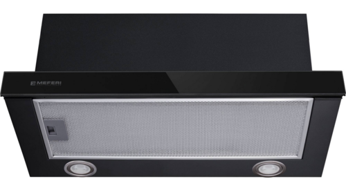 Купить Вытяжка телескопическая Meferi SLIDEBOX60BK GLASS ULTRA черный/черный  9202542. Характеристики, отзывы и цены в Донецке