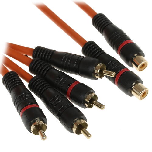 Купить Разветвитель   DEXP RCA x2 - RCA оранжевый  1228437. Характеристики, отзывы и цены в Донецке