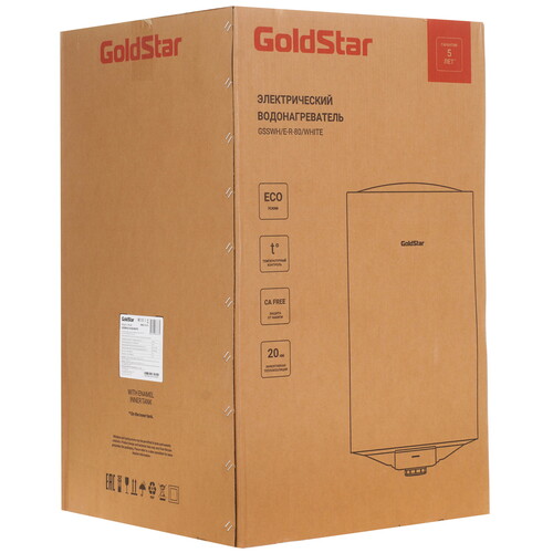Купить Водонагреватель GoldStar GSSWH/E-R-80 WHIT  9254692. Характеристики, отзывы и цены в Донецке