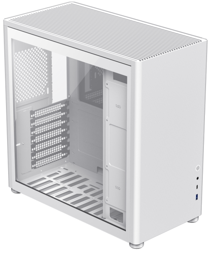 Купить Корпус GameMax Spark Pro Full White [ГС-00007112] белый  9063345. Характеристики, отзывы и цены в Донецке