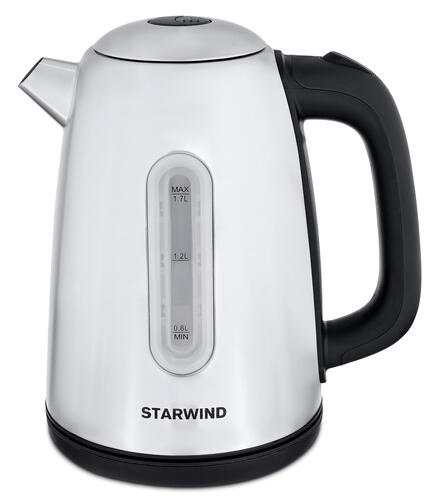 Купить Электрочайник Starwind SKS3210 серебристый  5301616. Характеристики, отзывы и цены в Донецке