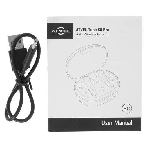 Купить Наушники TWS Atvel Tune S5 Pro черный  9969953. Характеристики, отзывы и цены в Донецке