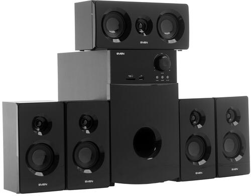 Купить Колонки SVEN HT-210 черный  1092816. Характеристики, отзывы и цены в Донецке