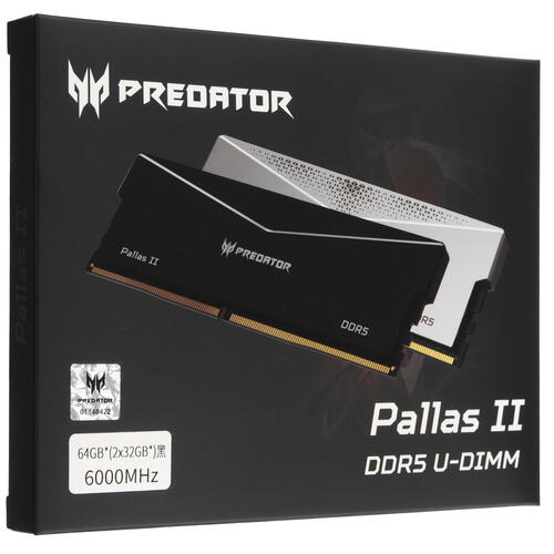 Купить Оперативная память Acer Predator Pallas II [BL.9BWWR.436] 64 ГБ  5447215. Характеристики, отзывы и цены в Донецке