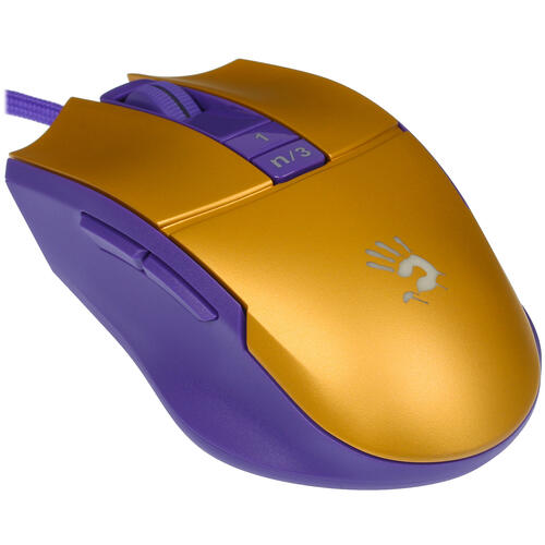 Купить Мышь проводная A4Tech Bloody L65 Max [L65 MAX/ROYAL VIOLET] желтый  5091848. Характеристики, отзывы и цены в Донецке