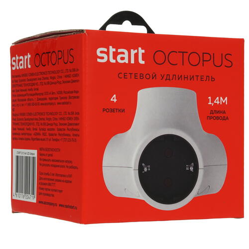 Купить Удлинитель СТАРТ Octopus S 4x1-ZD белый  9901705. Характеристики, отзывы и цены в Донецке